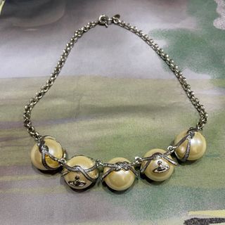 Vivienne Westwood big pearls necklace 經典土星球大珍珠項鍊 薇薇安