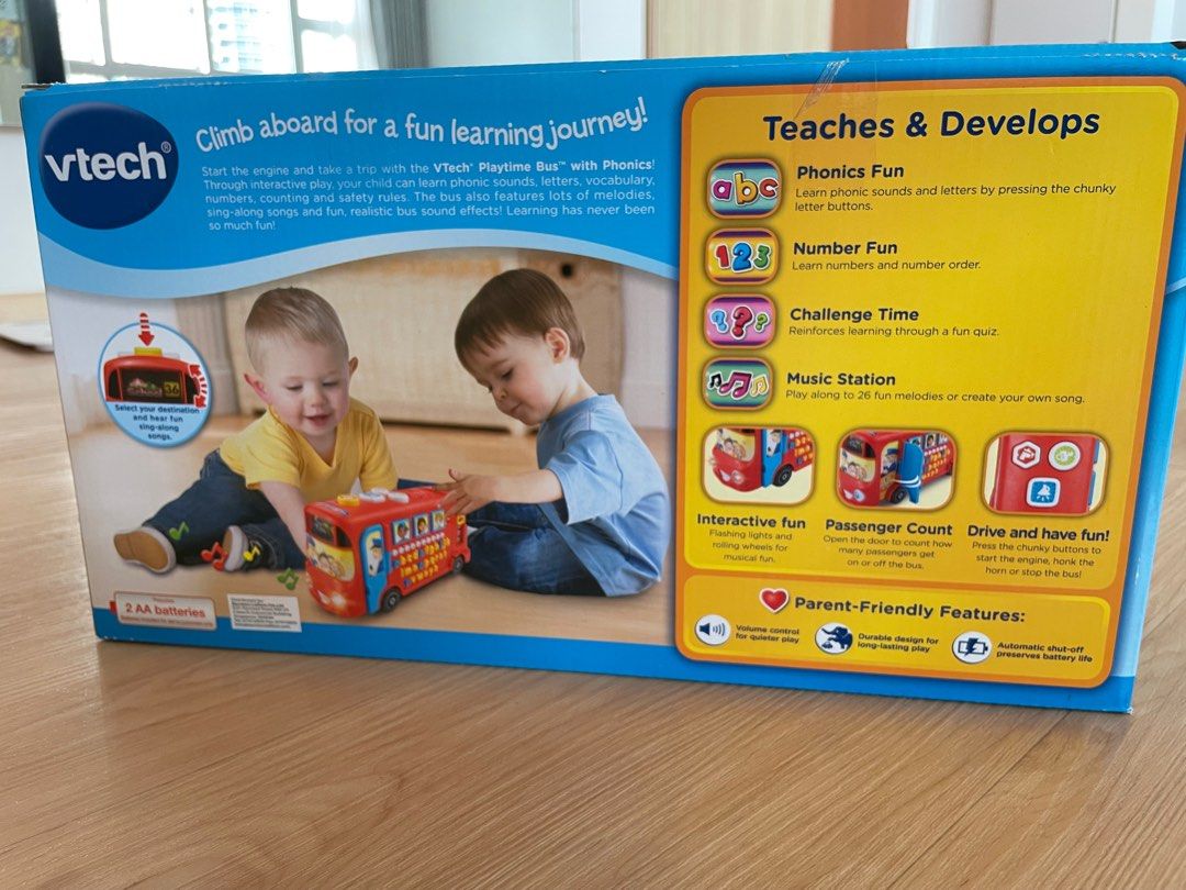 VTech Bus (comes in box), Babies & Kids, Infant Playtime on Carousell
