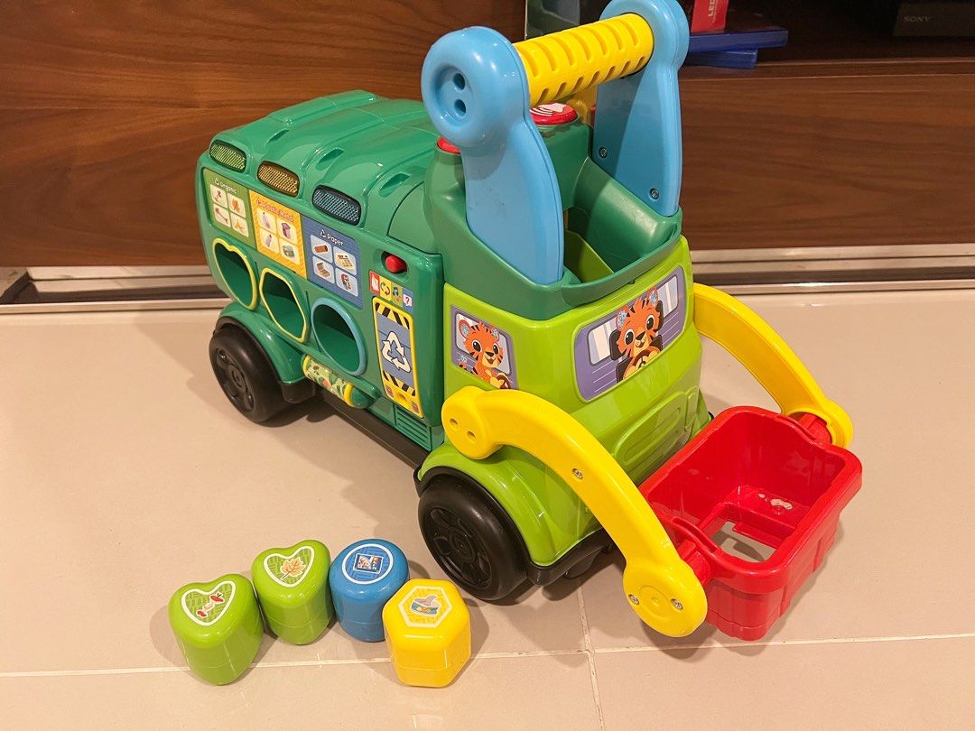 Vtech ride on recycle truck, Hobbies & Toys, Toys & Games on Carousell