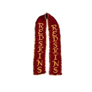 Washington Red Skins Knitted Red Scarf