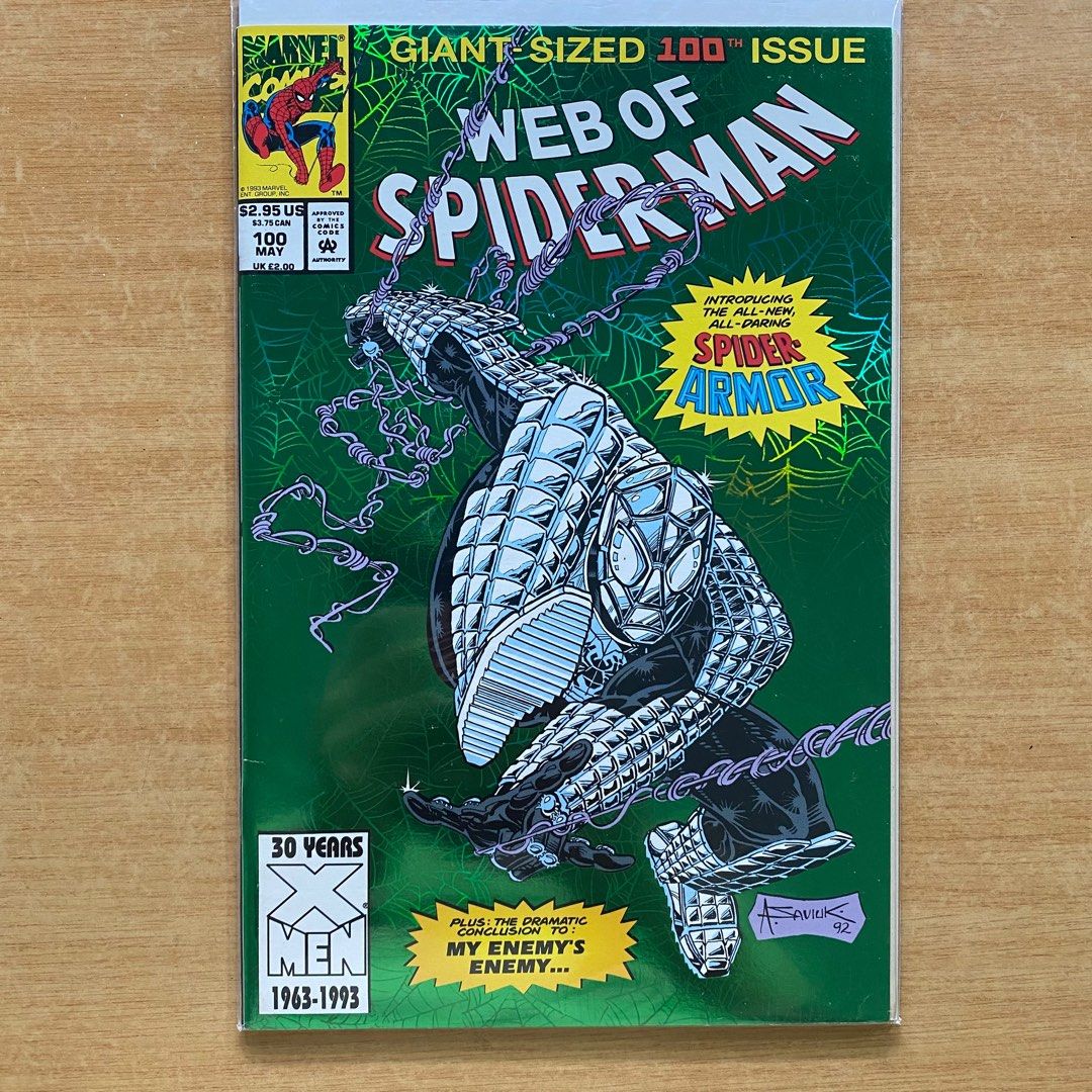 Web of Spiderman 100 spider armour, Hobbies & Toys, Books & Magazines
