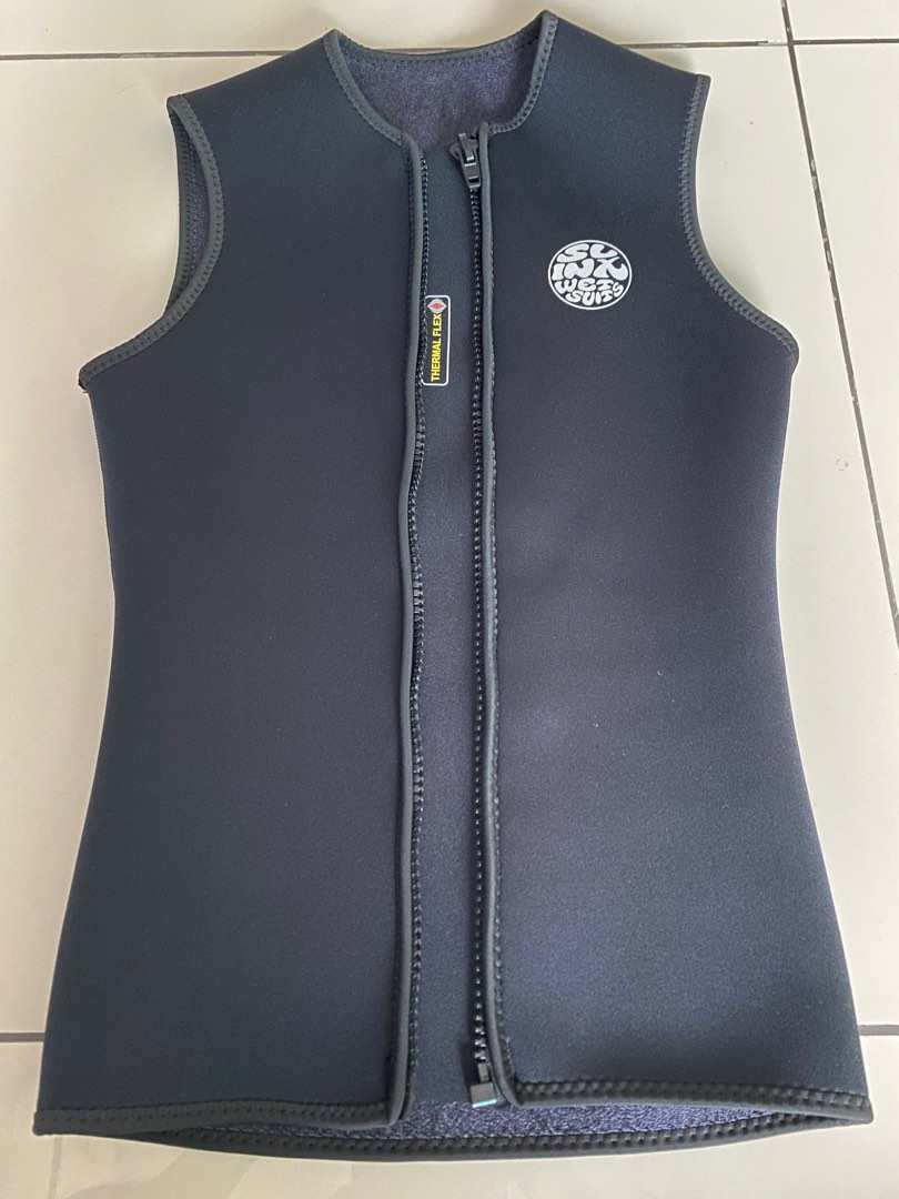 Women's 3mm Long Sleeve Trousers Back Zipper Thickened Thermal Rubber Wet Suit
