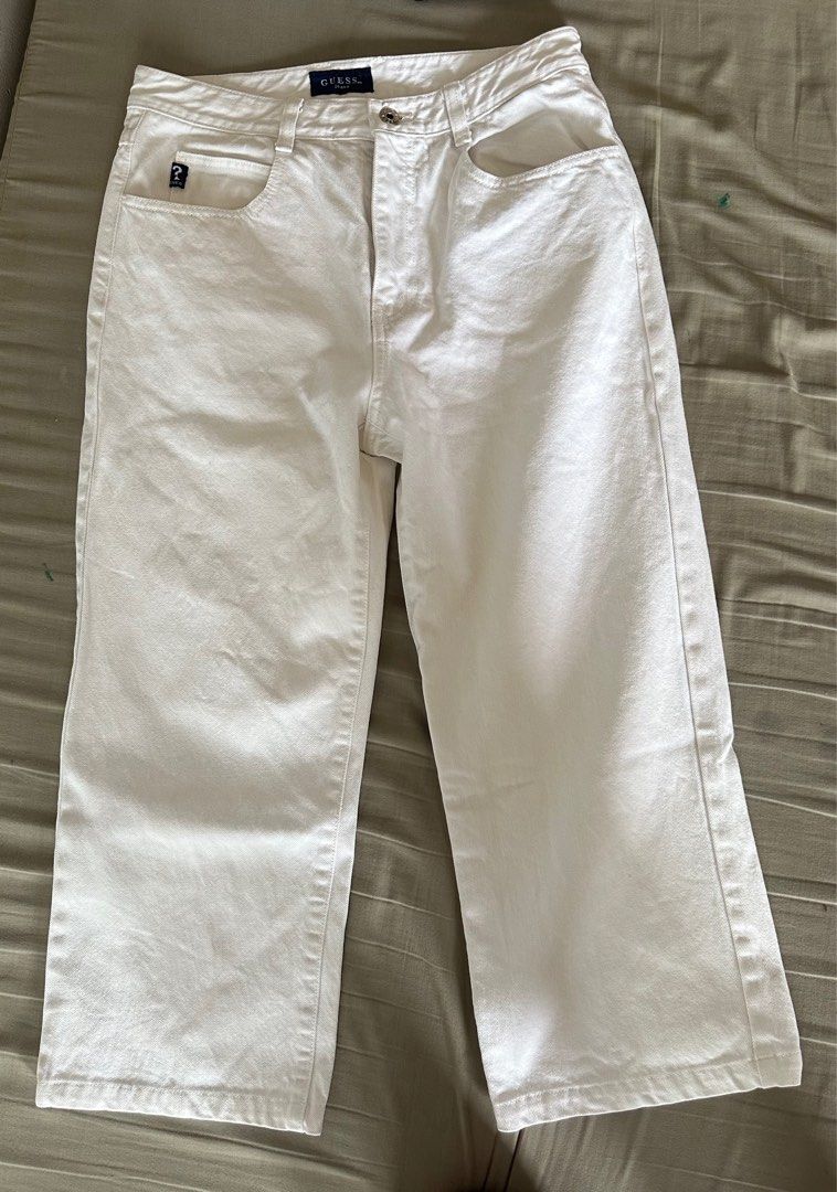 white culottes (Category: Jeans) located in Liloan. Submitted by thebundlequeen (Listing ID 1252449380, Image 1). Description: rfs: not used and doesn't fit anymore. fits size 26-27 comfortably.