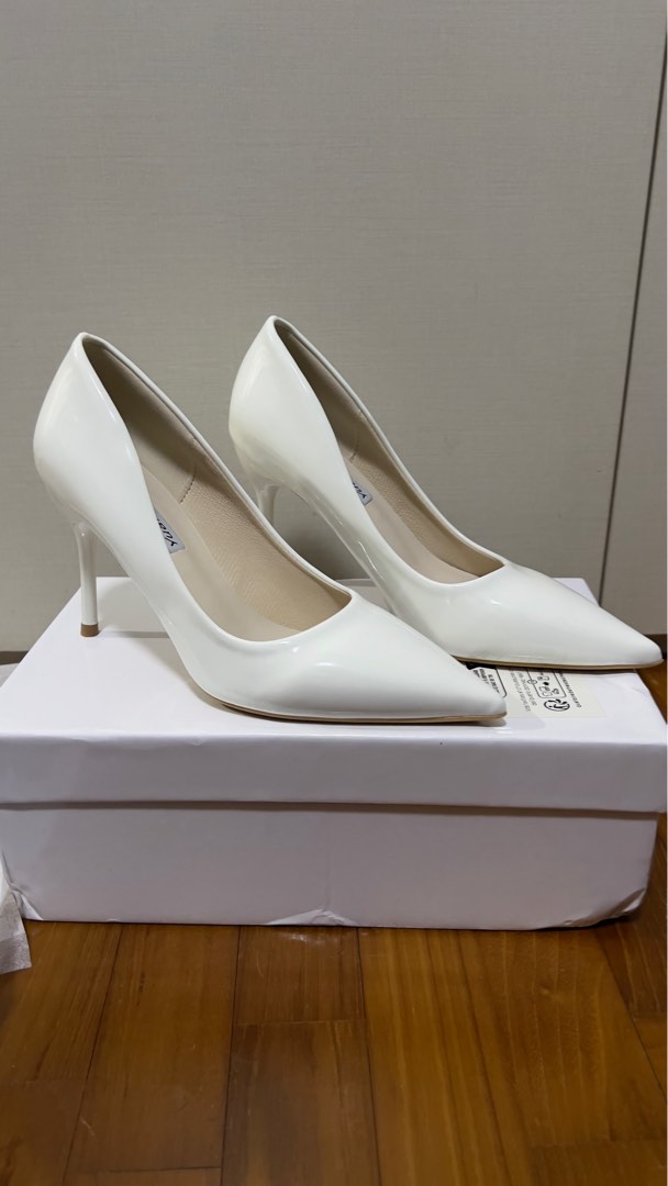 White Point Toe Stiletto Heels