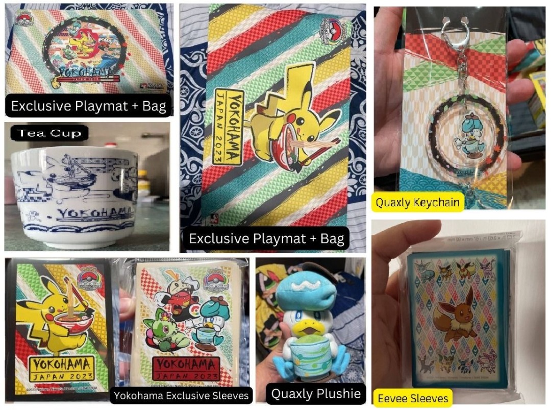 Worlds Championship 2023 Pokemon Japan Yokohama Merchandise / Exclusive