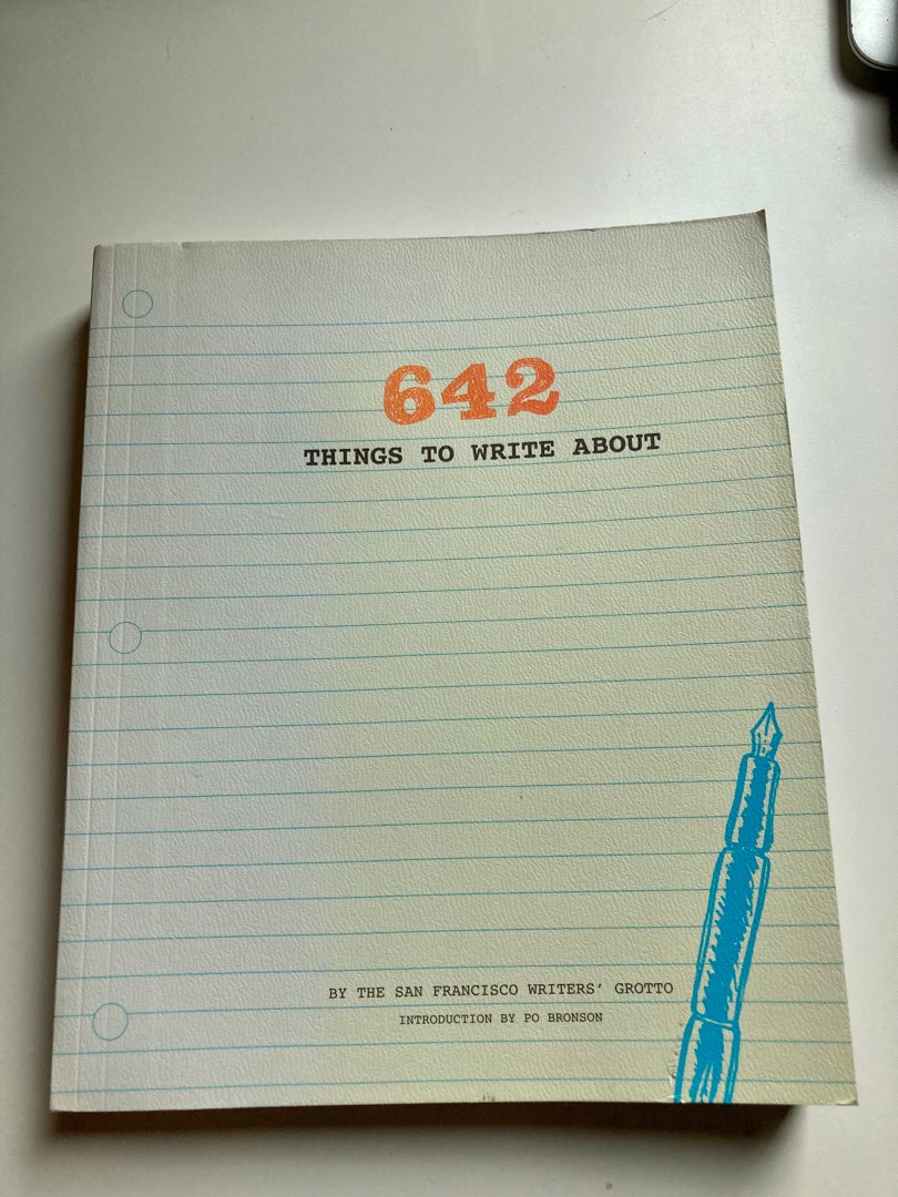 靈感寫作書 Inspirations Writing Book 642 things to write about, 興趣及遊戲, 書本