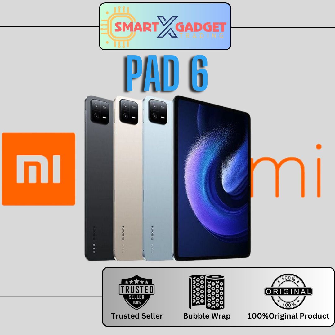 Mobile2Go. Mipad 6 [8GB RAM + 256GB ROM] - Original Xiaomi Malaysia