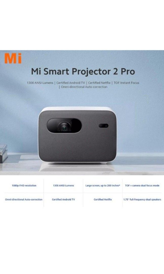 Xiaomi smart projector 2 Pro, TV & Home Appliances, TV & Entertainment ...