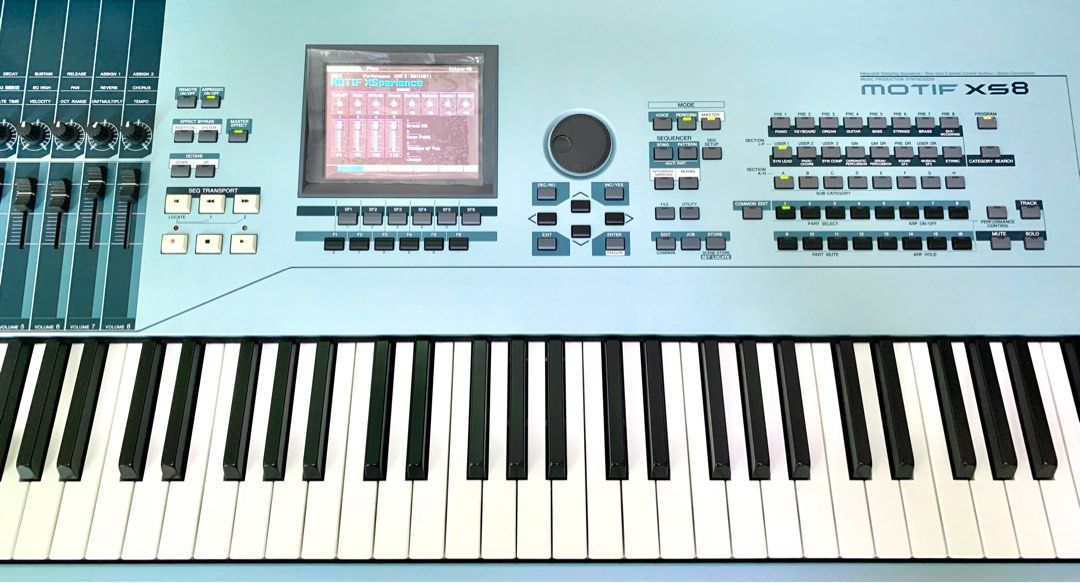 Yamaha motif xs8 music production synthesizer workstation cheap