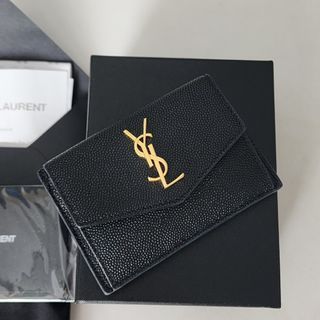 Authentic YSL Card Holder Gold Hardware ❤️, Luxury, Bags & Wallets on  Carousell