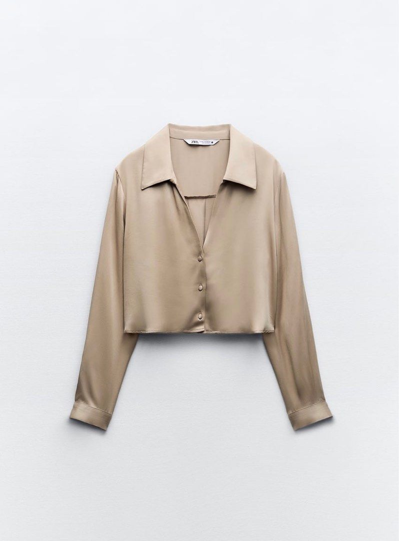 HAUT CHEMISIER femme ** ZARA ** TAILLE L EUR 4,90 - FR