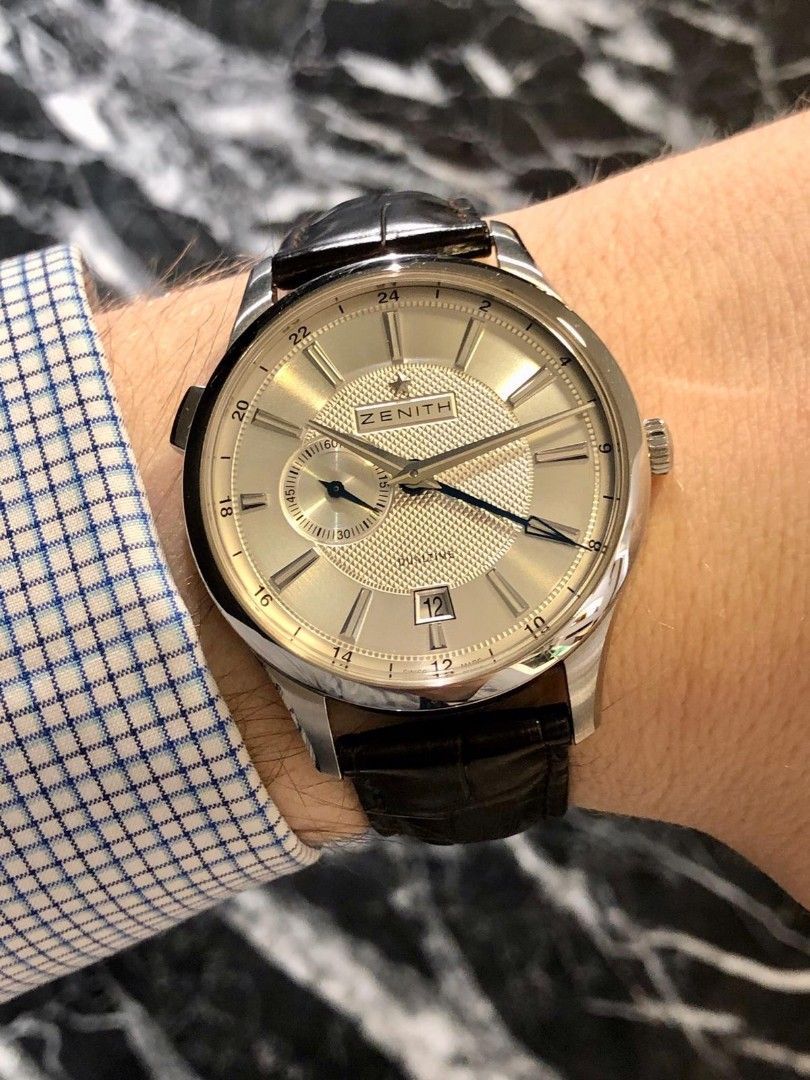 Zenith captain deals dual time
