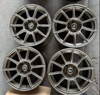 15” Sparco FF1 Design code 1381 Bronze Mags 4Holes pcd 100 Bnew