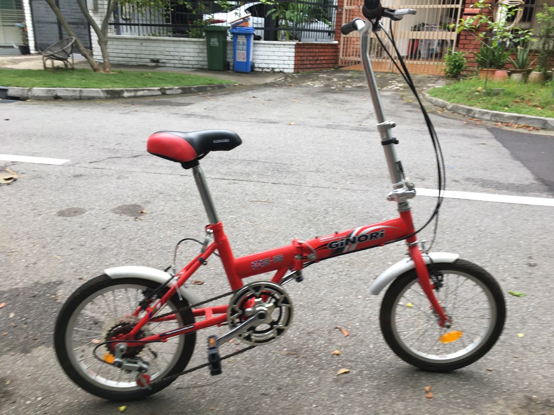 16 6 speeds Ginori Super Sport Foldable Bicycle Sports Equipment