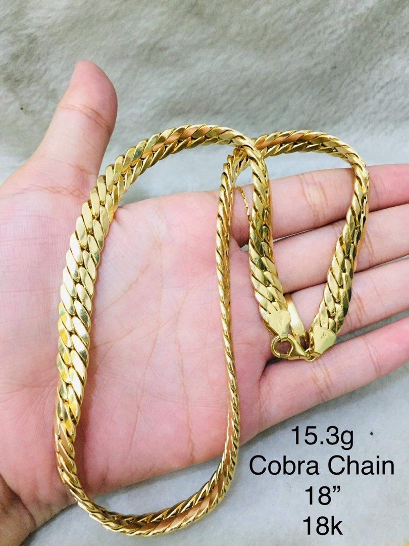 Cobra Charms on Curb Chain Necklace — Karin Andreasson Jewellery
