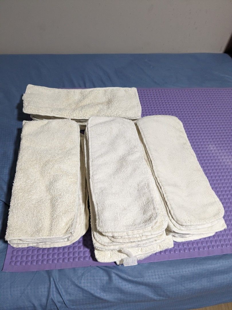 20 X Cloth diapers & 36 X Inserts (free 3 X 100pc poop liner), Babies