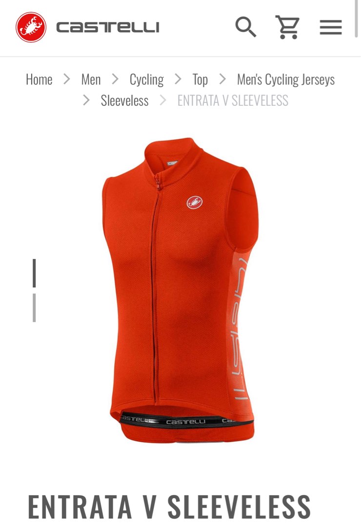 Castelli sleeveless cycling jersey cheap
