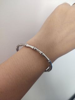 316L Stainles steel Bamboo bangle