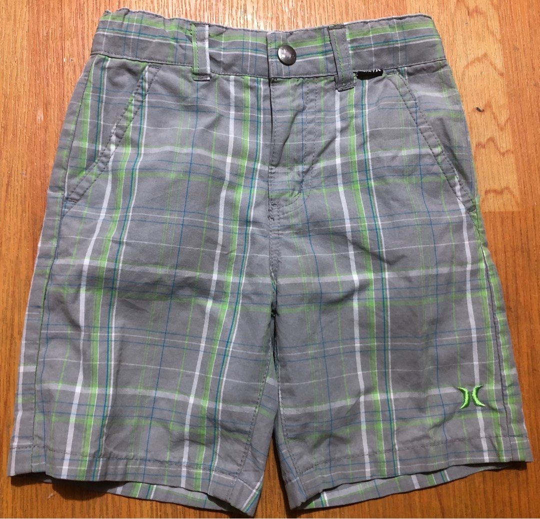 Hurley plaid shorts outlet