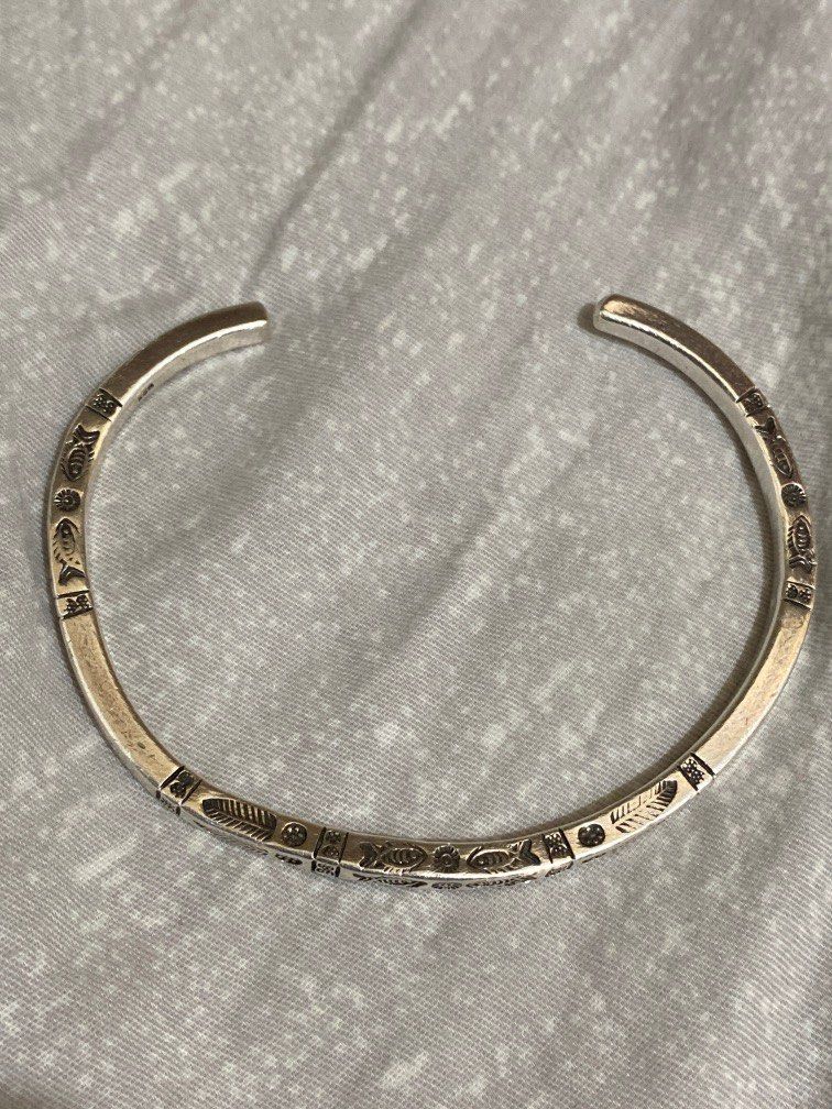 925 vintage Silver Bracelet, 男裝, 手錶及配件, 手錶- Carousell