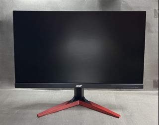 Acer 24.5" KG251Q Fbmidpx Gaming Monitor(TN,FullHD,1ms,144Hz,DVI,HDMI,DP,Speaker) 無邊框電競電腦螢幕  24 .5吋 (16:9) 寬螢幕 FHD IPS 顯示器 響應時間5ms 60HZ IPS 不閃屏 低藍光Dvi DisplayPort, VGA, USB 旋转升降 顯示器 monitor 螢幕 網課 辦公 中小企 桌機 電腦 桌上型