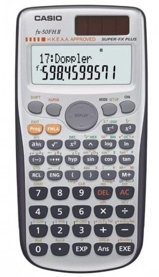 CASIO FX 50FH II HKEAA APPROVED