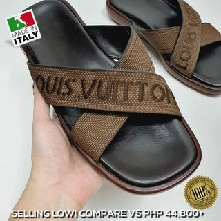 Louis Vuitton Brown Damier Ebene Calf Hair and Leather Slingback Sandals  Size 38 Louis Vuitton | The Luxury Closet