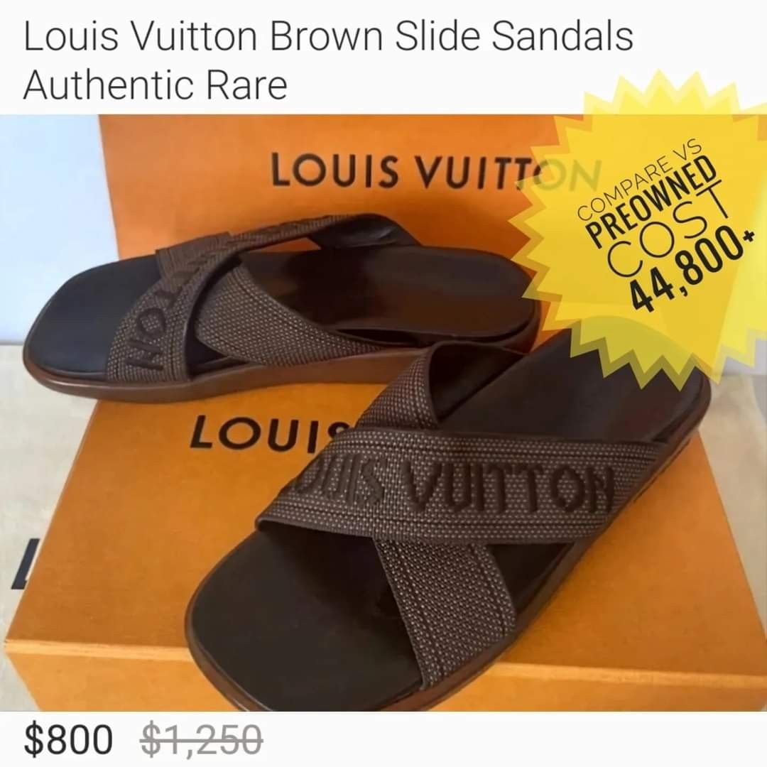 LV Oasis Mule, Men's Fashion, Footwear, Slippers & Slides on Carousell