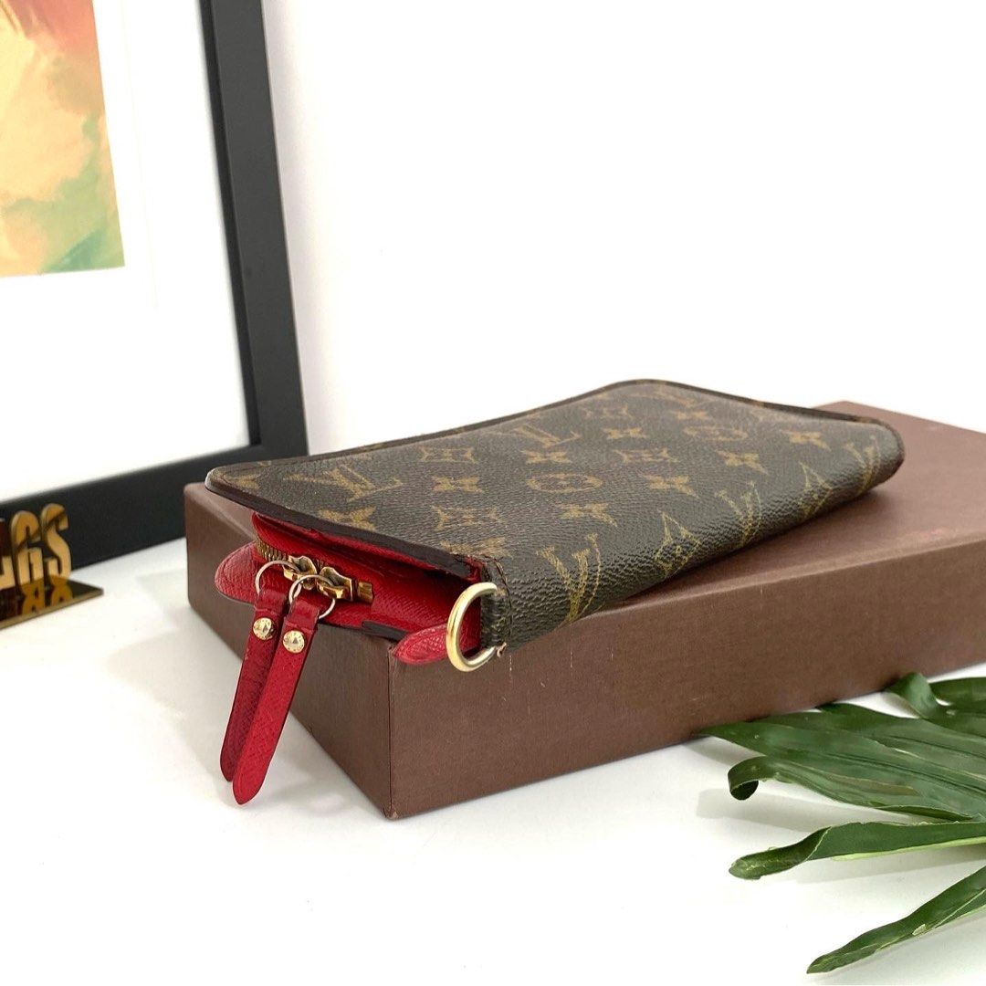 🔥RM1380🔥 Brown Monogram Portefeuille Insolite Wallet in GHW