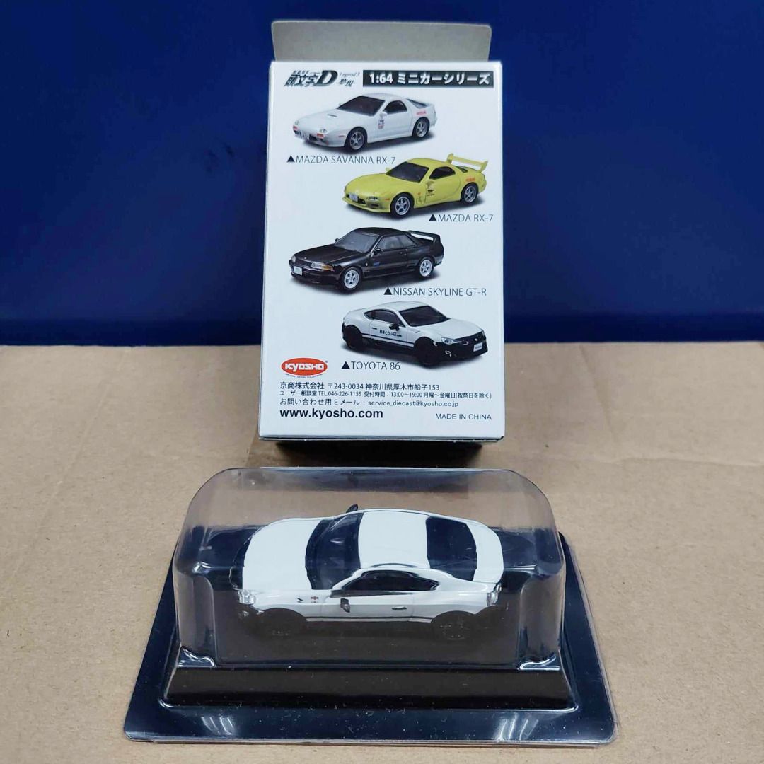 全新 Kyosho 京商 1/64 1:64 頭文字D Initial D Movie Legend 3 夢現 劇場版 車仔 藤原拓海 Toyota  86 特別版