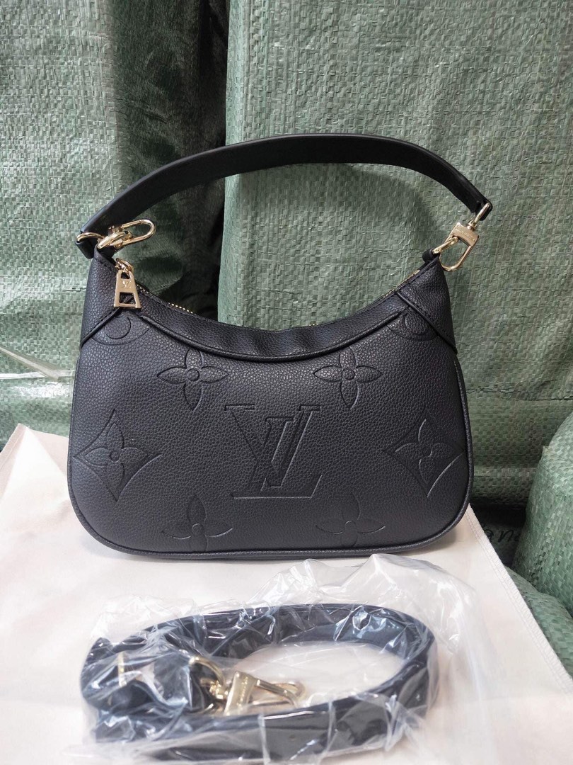 Louis Vuitton Bagatelle Bag Monogram Empreinte Leather Beige ref