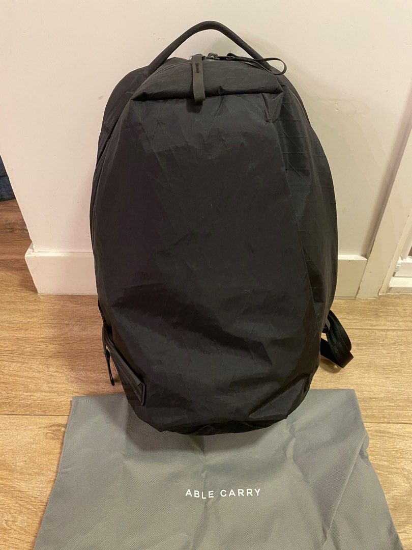 Able Carry Daily Backpack Plus XPac Black, 男裝, 袋, 背包- Carousell