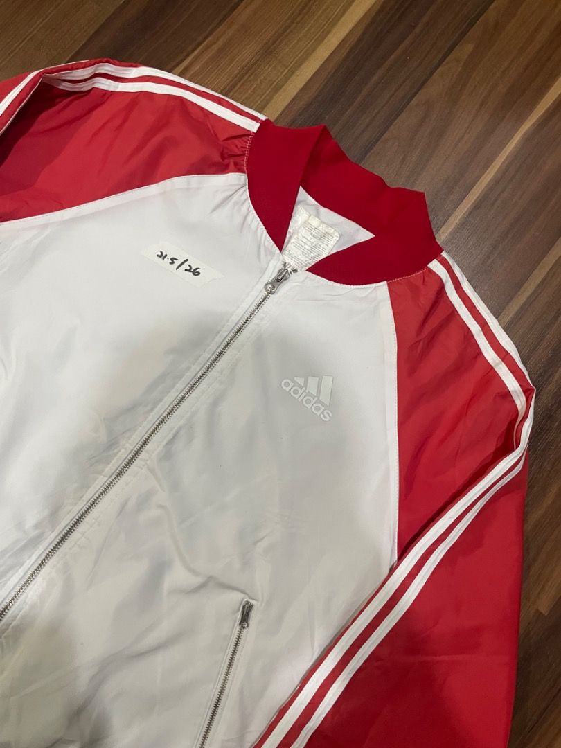 Adidas 3 stripe bomber jacket sales