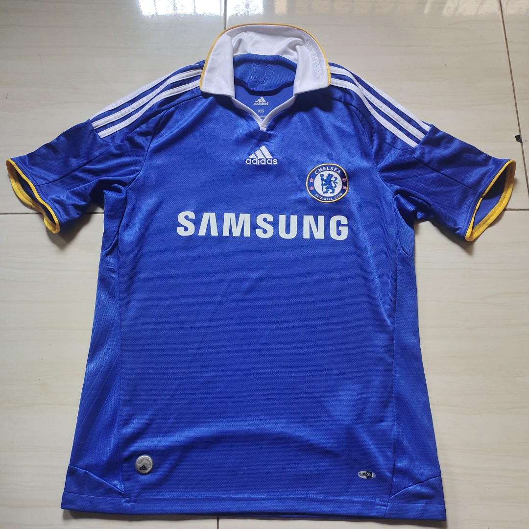 Adidas Chelsea London Football Jersey sponsored by Samsung, Men's Fashion,  Tops & Sets, Tshirts & Polo Shirts on Carousell