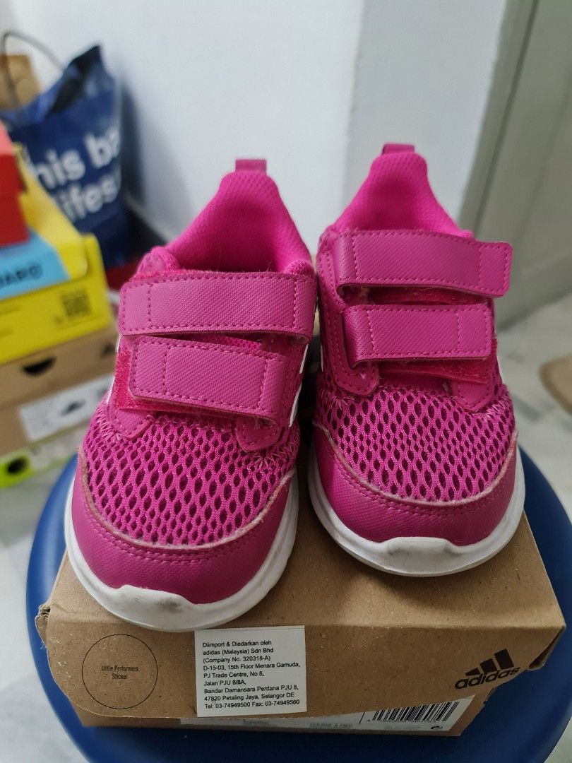 Pink adidas clearance shoes size 8