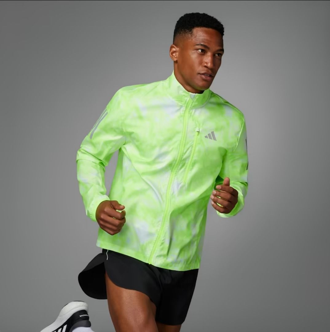 Adidas Running Windbreaker Jacket Own the Run Allover Print