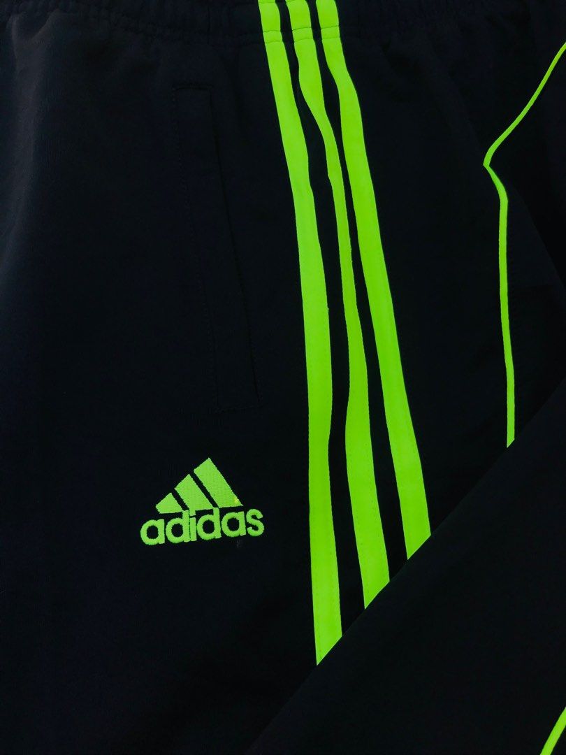 ADIDAS NEON 3 STRIPES TRACKPANTS ANKLEZIP Men s Fashion