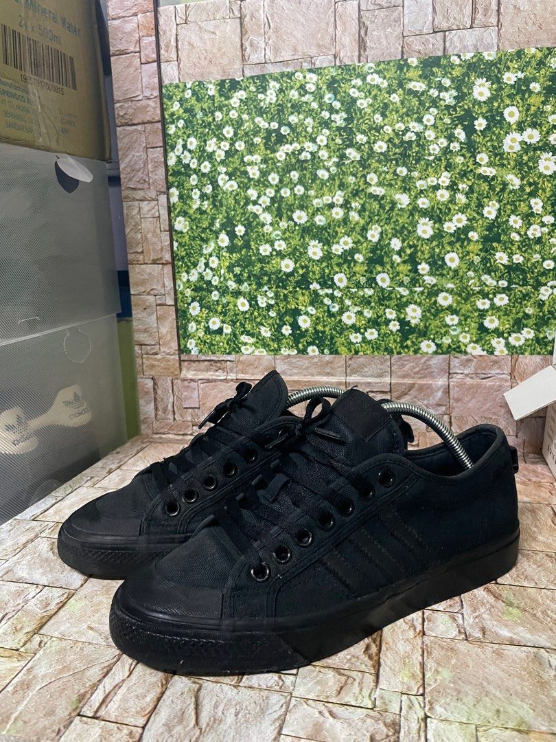 Adidas nizza all black clearance