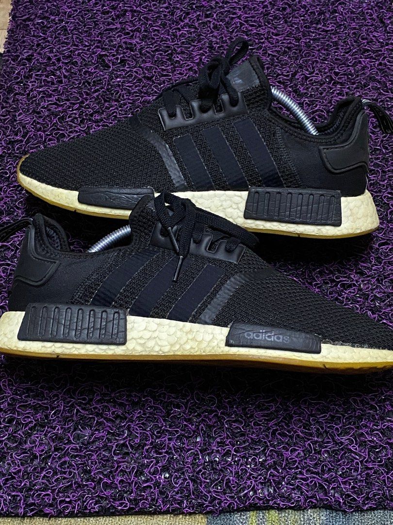 Adidas nmd yellow leather online