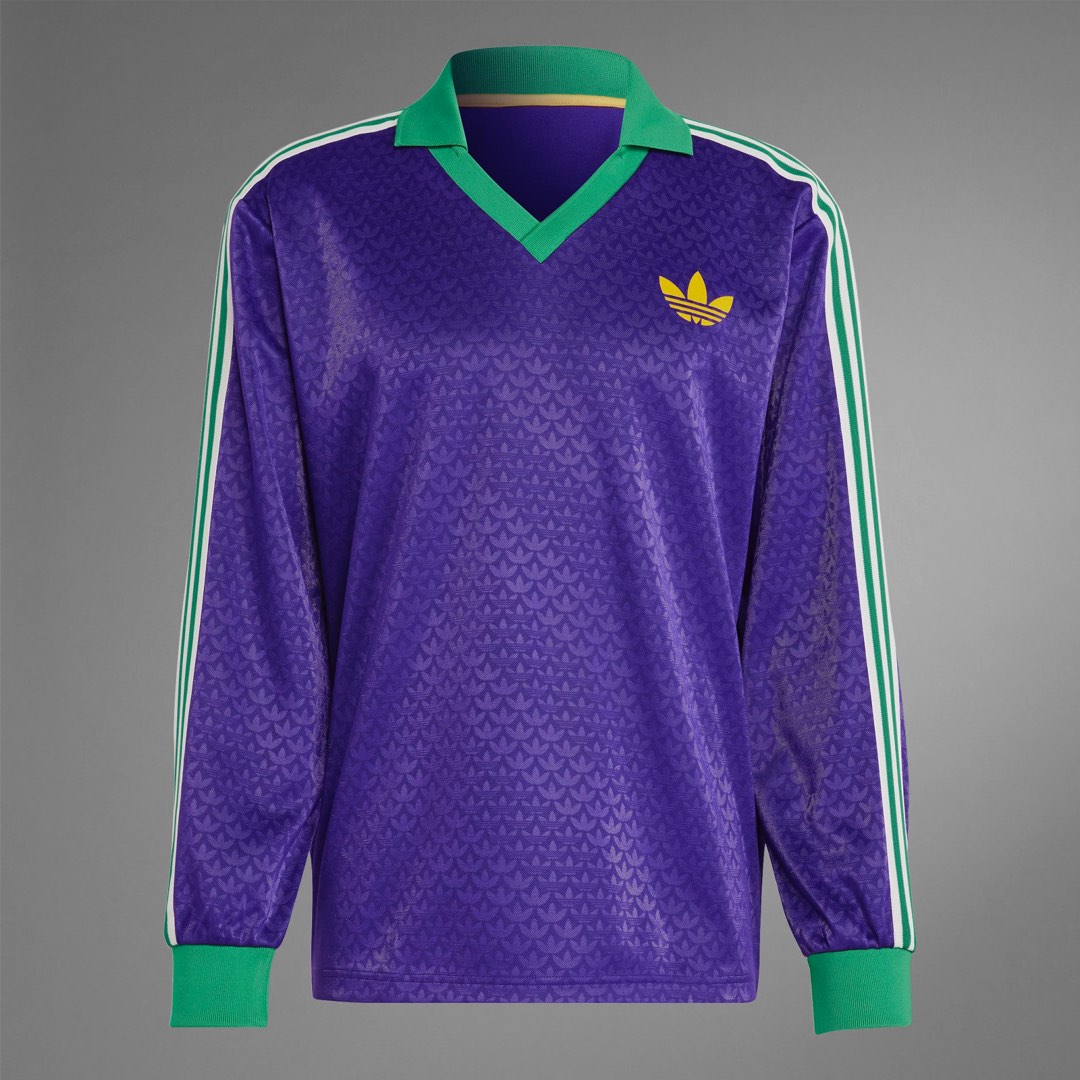 Adidas originals adicolor long sleeve football jersey in white outlet