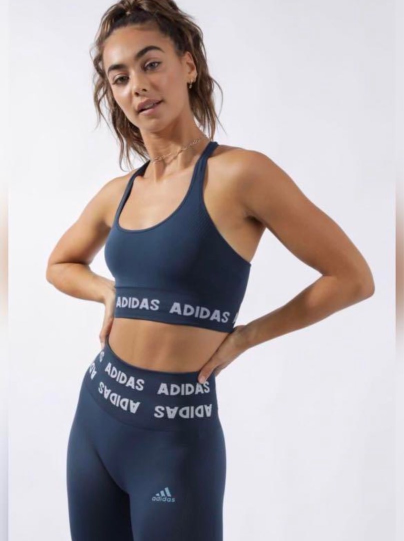 Adidas Sports Bra, Women's Fashion, Activewear on Carousell
