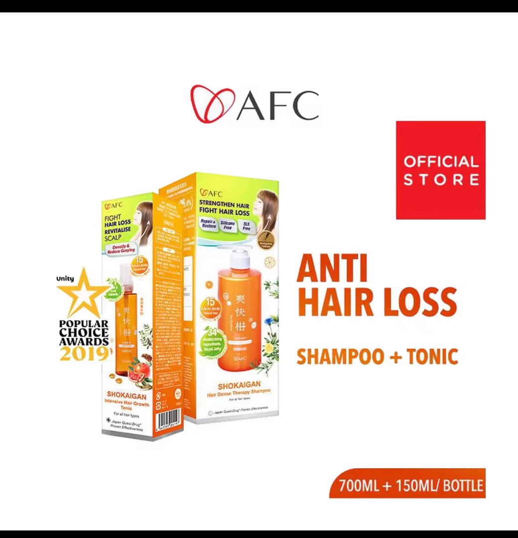 AFC Shokaigan intensive hair growth, tonic, Beauty & Personal Care
