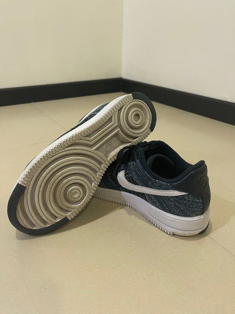 Air Force 1 Flynit Navy Blue Men s Fashion Footwear Sneakers on