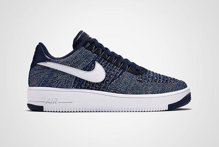 Air Force 1 Flynit Navy Blue Men s Fashion Footwear Sneakers on