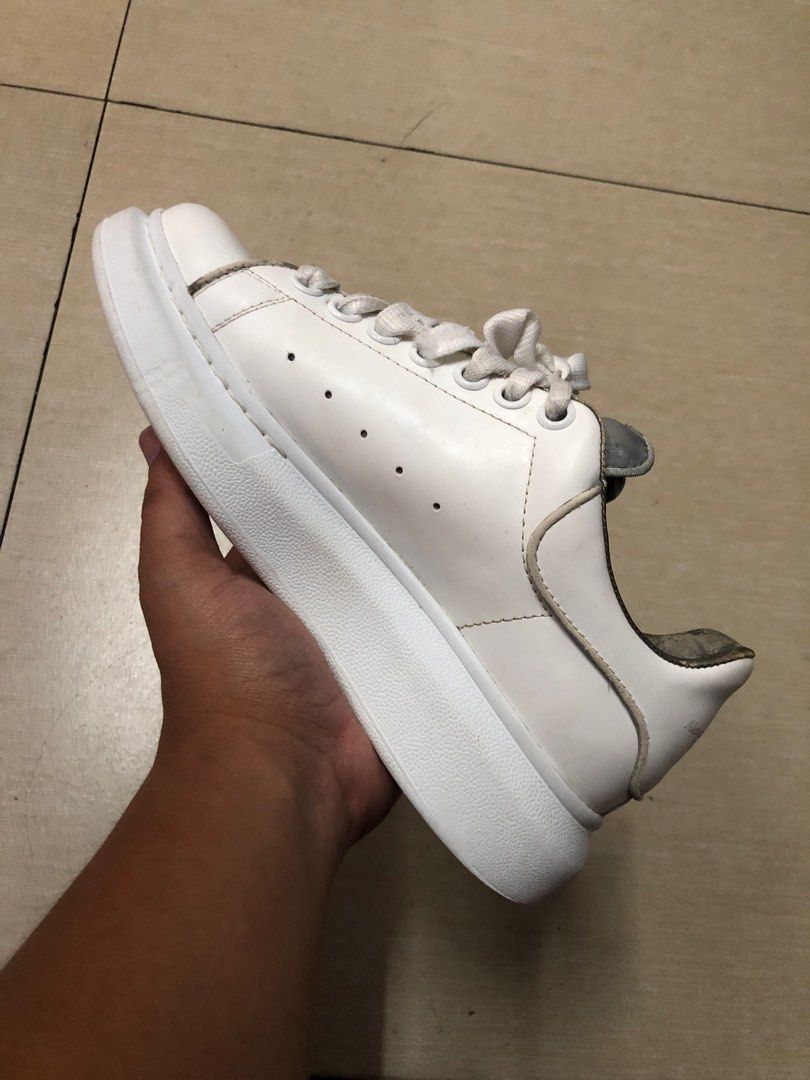 Alexander mcqueen white new arrivals silver