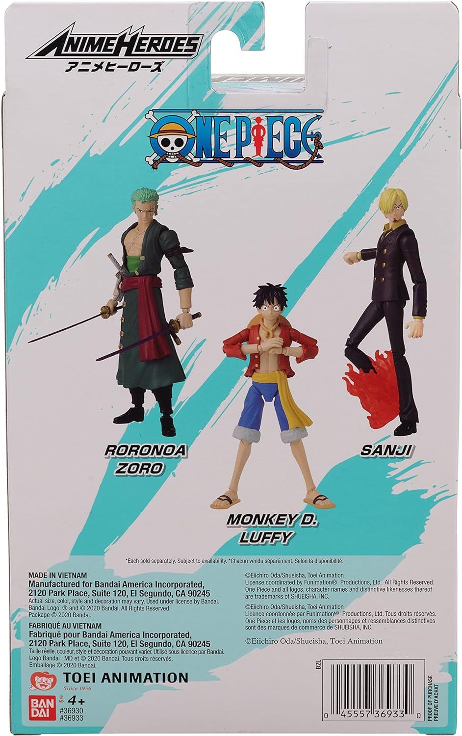 Bandai One Piece Anime Heroes Roronoa zoro, Hobbies & Toys, Toys & Games on  Carousell