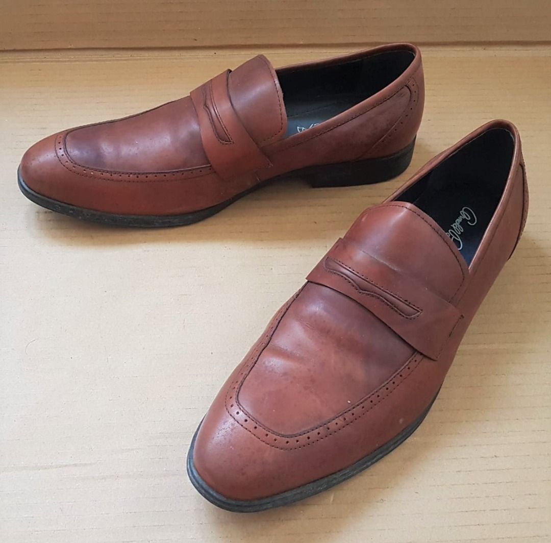 Arnold Palmer Designer Shoes EU 42 Genuine Leather Loafers Work