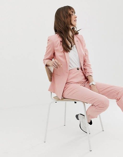 Linen Blazer Asos Collusion Blazer ASOS Linen Blazer Coord Set