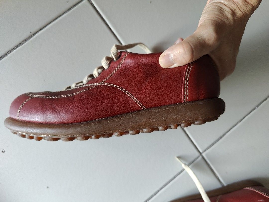 Red sales camper shoes