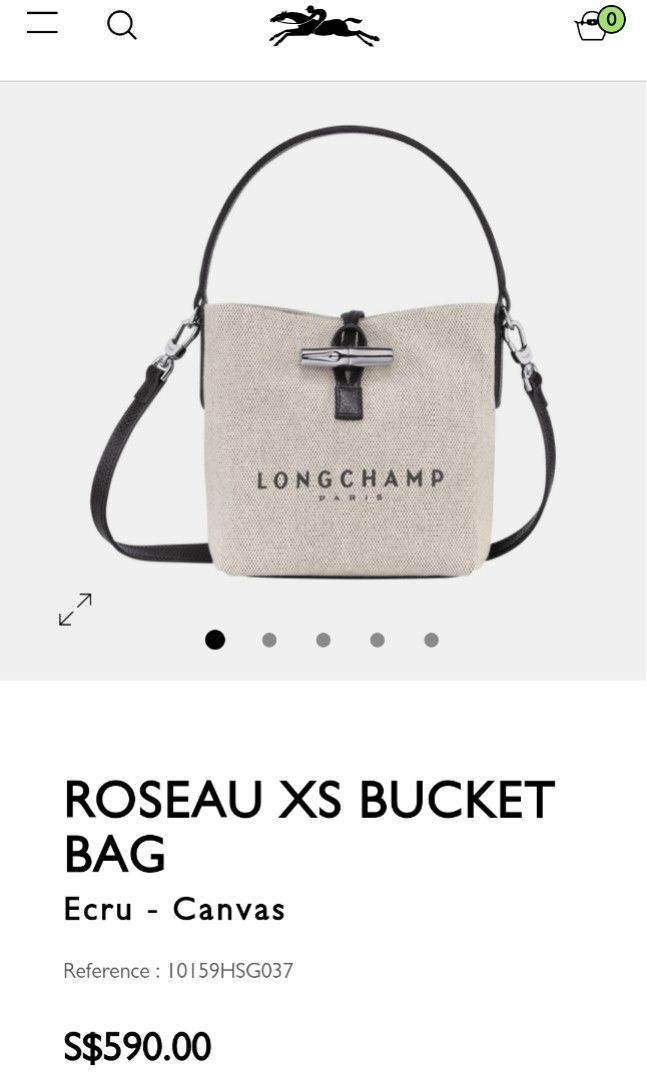 Bucket bag XS Roseau Ecru (10159HSG037)